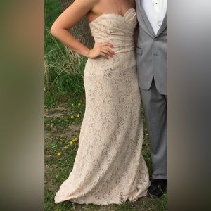 WATTERS DESIGN formal dress in beige - size 10
